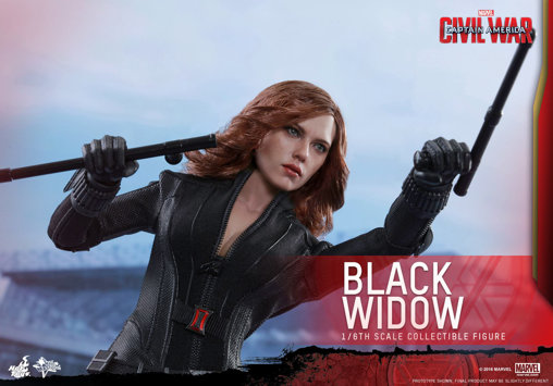 Captain America - Civil War: Black Widow, 1/6 Figur von Hot Toys