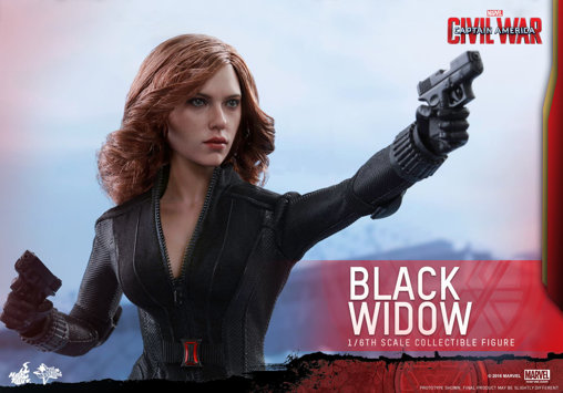 Captain America - Civil War: Black Widow, 1/6 Figur von Hot Toys