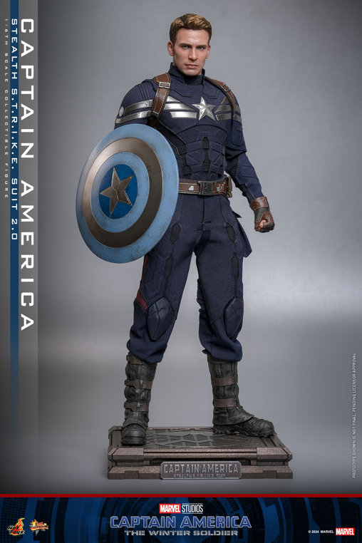 Captain America - The Winter Soldier: Captain America - Stealth S.T.R.I.K.E. Suit 2.0, 1/6 Figur von Hot Toys