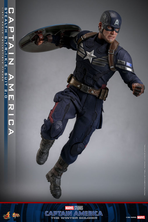Captain America - The Winter Soldier: Captain America - Stealth S.T.R.I.K.E. Suit 2.0, 1/6 Figur von Hot Toys