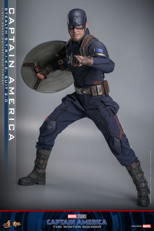 Captain America - The Winter Soldier: Captain America - Stealth S.T.R.I.K.E. Suit 2.0, 1/6 Figur von Hot Toys