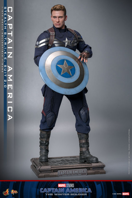 Captain America - The Winter Soldier: Captain America - Stealth S.T.R.I.K.E. Suit 2.0, 1/6 Figur von Hot Toys