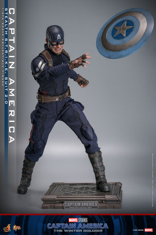 Captain America - The Winter Soldier: Captain America - Stealth S.T.R.I.K.E. Suit 2.0, 1/6 Figur von Hot Toys
