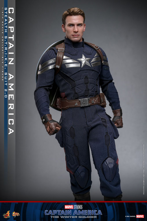 Captain America - The Winter Soldier: Captain America - Stealth S.T.R.I.K.E. Suit 2.0, 1/6 Figur von Hot Toys