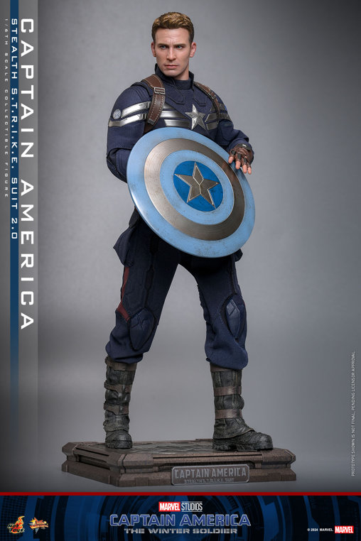 Captain America - The Winter Soldier: Captain America - Stealth S.T.R.I.K.E. Suit 2.0, 1/6 Figur von Hot Toys