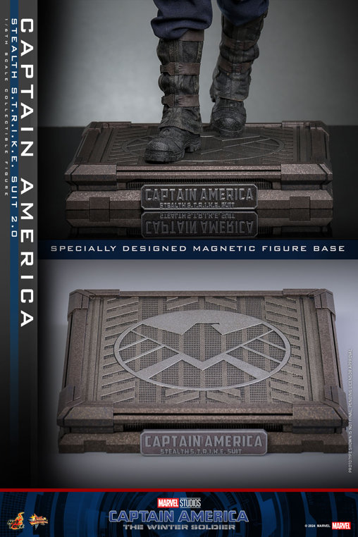 Captain America - The Winter Soldier: Captain America - Stealth S.T.R.I.K.E. Suit 2.0, 1/6 Figur von Hot Toys