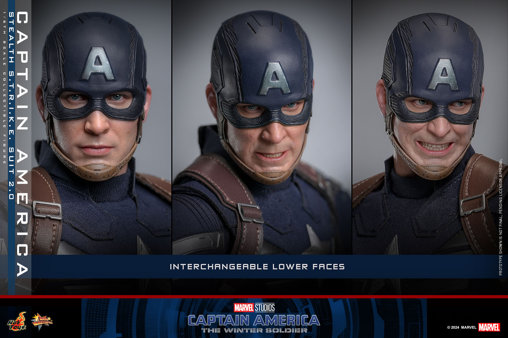 Captain America - The Winter Soldier: Captain America - Stealth S.T.R.I.K.E. Suit 2.0, 1/6 Figur von Hot Toys