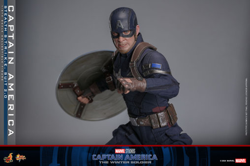 Captain America - The Winter Soldier: Captain America - Stealth S.T.R.I.K.E. Suit 2.0, 1/6 Figur von Hot Toys