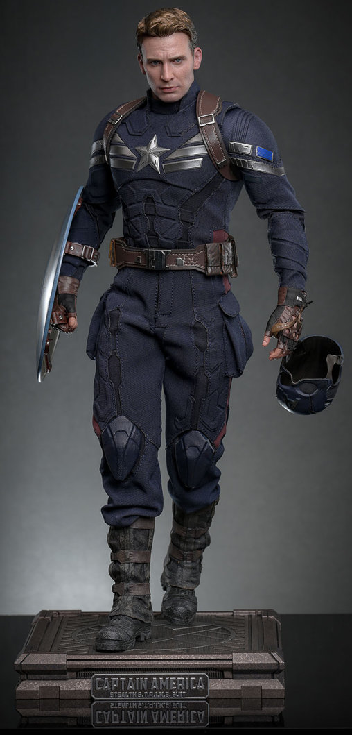 Captain America - The Winter Soldier: Captain America - Stealth S.T.R.I.K.E. Suit 2.0, 1/6 Figur von Hot Toys