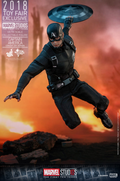 Captain America: Concept Art Version, 1/6 Figur von Hot Toys
