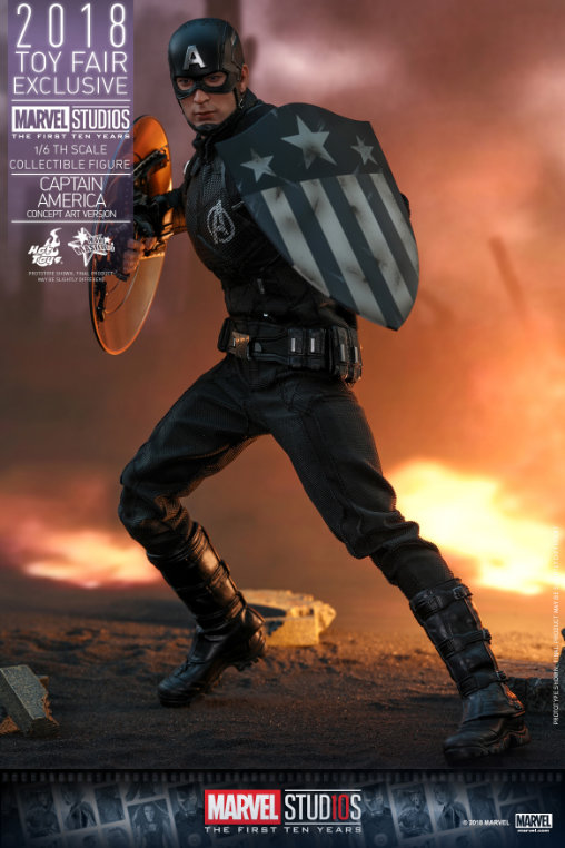 Captain America: Concept Art Version, 1/6 Figur von Hot Toys