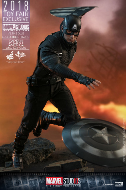 Captain America: Concept Art Version, 1/6 Figur von Hot Toys