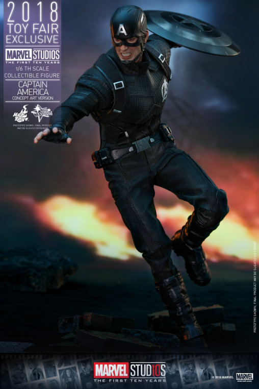 Captain America: Concept Art Version, 1/6 Figur von Hot Toys