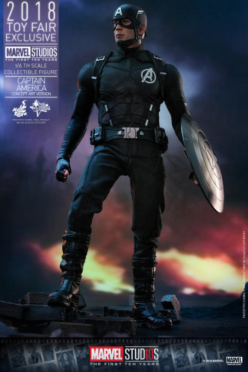 Captain America: Concept Art Version, 1/6 Figur von Hot Toys