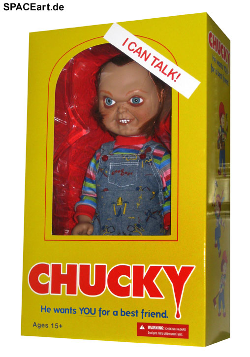 Chucky die Mörderpuppe: Chucky - mit Sound, Puppe von Mezco