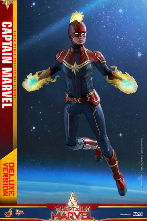 Captain Marvel: Captain Marvel - Deluxe, 1/6 Figur von Hot Toys