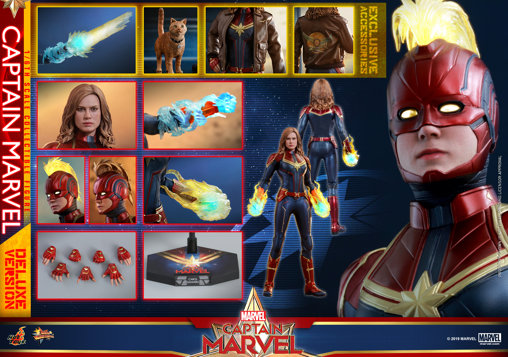 Captain Marvel: Captain Marvel - Deluxe, 1/6 Figur von Hot Toys