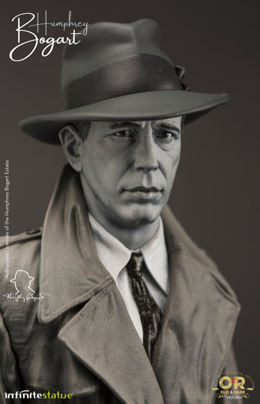 Casablanca: Humphrey Bogart, Statue von Infinite Statue