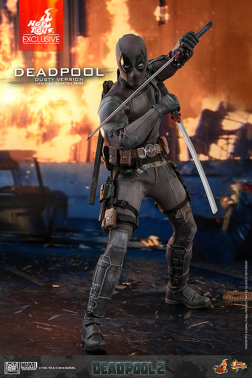Deadpool 2: Dusty Version Deadpool, 1/6 Figur ... https://spaceart.de/produkte/dpl006-dusty-deadpool-figur-hot-toys-mms505-903750-4897011187648-spaceart.php