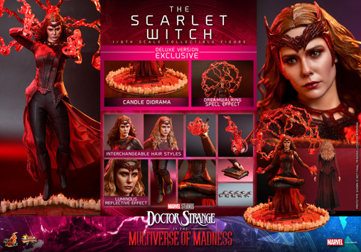 Doctor Strange in the Multiverse of Madness: Scarlet Witch - Deluxe, 1/6 Figur von Hot Toys