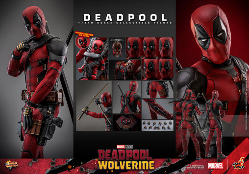 Deadpool und Wolverine: Deadpool, 1/6 Figur von Hot Toys