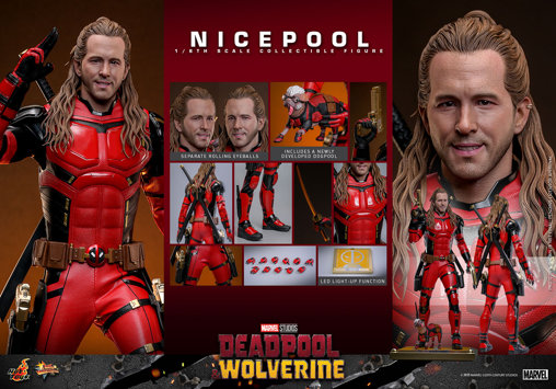 Deadpool und Wolverine: Nicepool, 1/6 Figur von Hot Toys