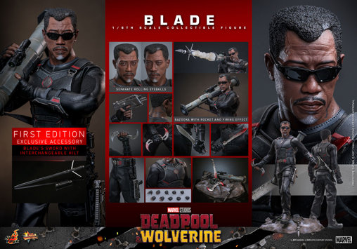 Deadpool und Wolverine: Blade, 1/6 Figur von Hot Toys