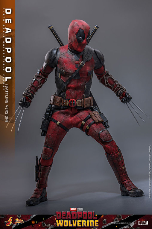 Deadpool und Wolverine: Deadpool - Battling Version, 1/6 Figur von Hot Toys