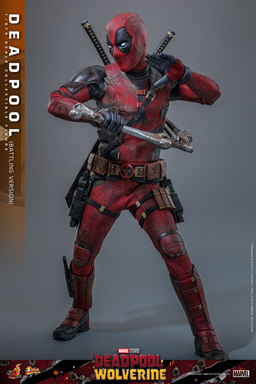 Deadpool und Wolverine: Deadpool - Battling Version, 1/6 Figur von Hot Toys