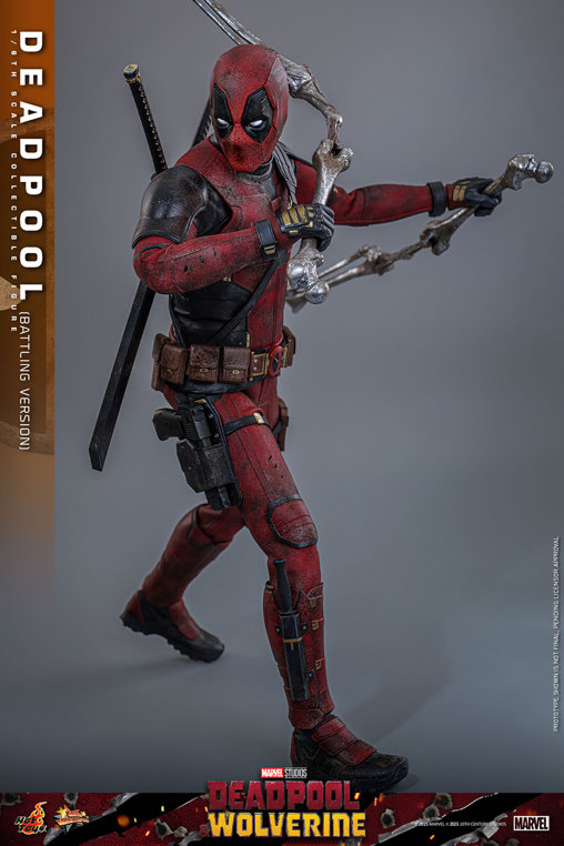 Deadpool und Wolverine: Deadpool - Battling Version, 1/6 Figur von Hot Toys