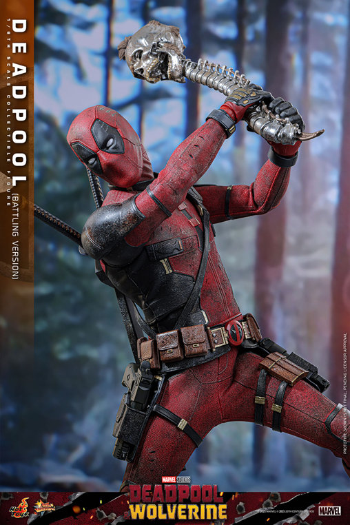 Deadpool und Wolverine: Deadpool - Battling Version, 1/6 Figur von Hot Toys
