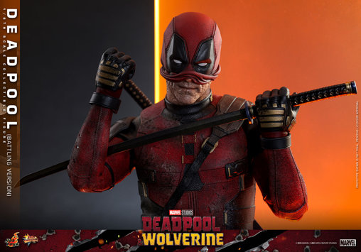 Deadpool und Wolverine: Deadpool - Battling Version, 1/6 Figur von Hot Toys