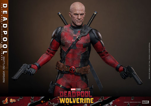 Deadpool und Wolverine: Deadpool - Battling Version, 1/6 Figur von Hot Toys