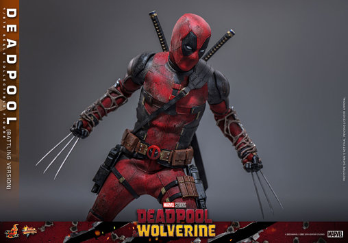 Deadpool und Wolverine: Deadpool - Battling Version, 1/6 Figur von Hot Toys
