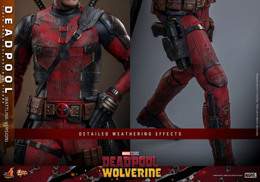 Deadpool und Wolverine: Deadpool - Battling Version, 1/6 Figur von Hot Toys