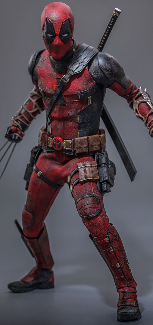Deadpool und Wolverine: Deadpool - Battling Version, 1/6 Figur von Hot Toys