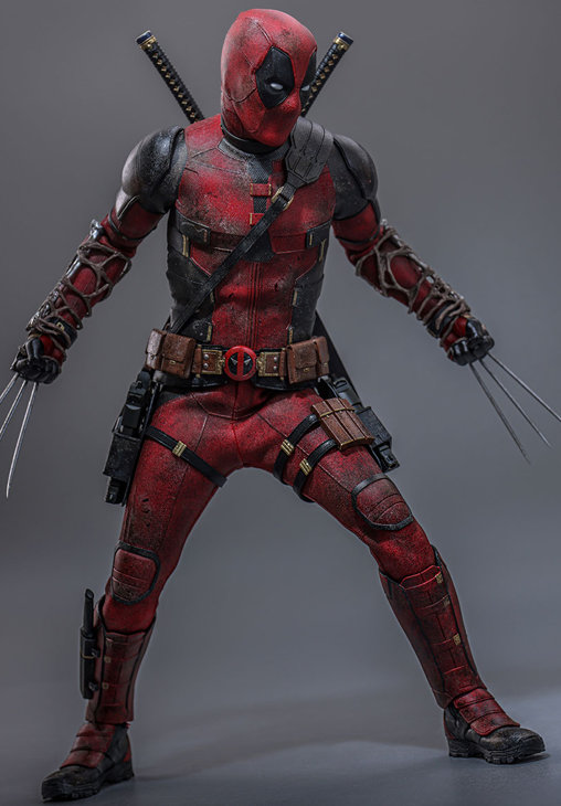 Deadpool und Wolverine: Deadpool - Battling Version, 1/6 Figur von Hot Toys