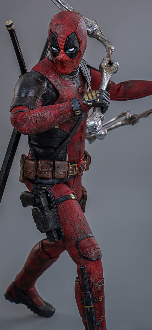Deadpool und Wolverine: Deadpool - Battling Version, 1/6 Figur von Hot Toys