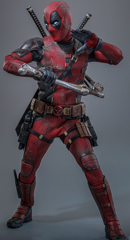 Deadpool und Wolverine: Deadpool - Battling Version, 1/6 Figur von Hot Toys