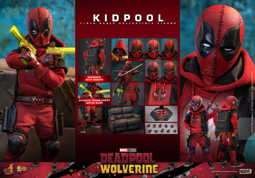Deadpool und Wolverine: Kidpool, 1/6 Figur von Hot Toys