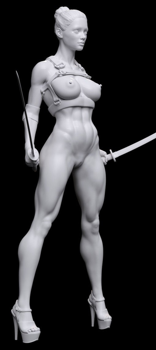 Enjoy in White: Desiree, Statue von SPACEart
