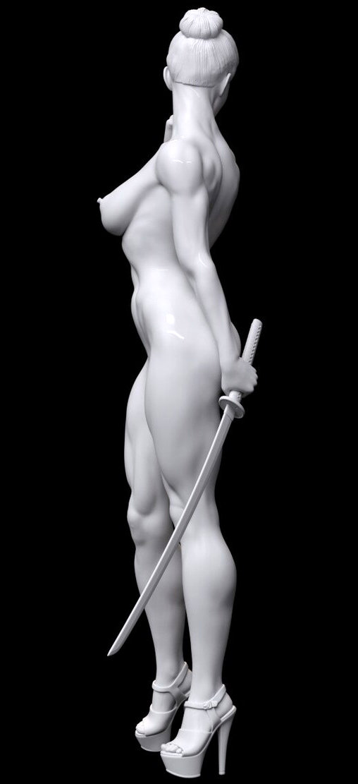 Enjoy in White: Beatrice, Statue von SPACEart