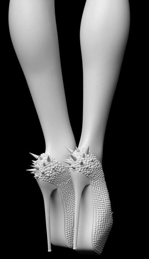 Enjoy in White: Cindy, Statue von SPACEart