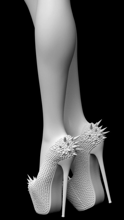 Enjoy in White: Cindy, Statue von SPACEart