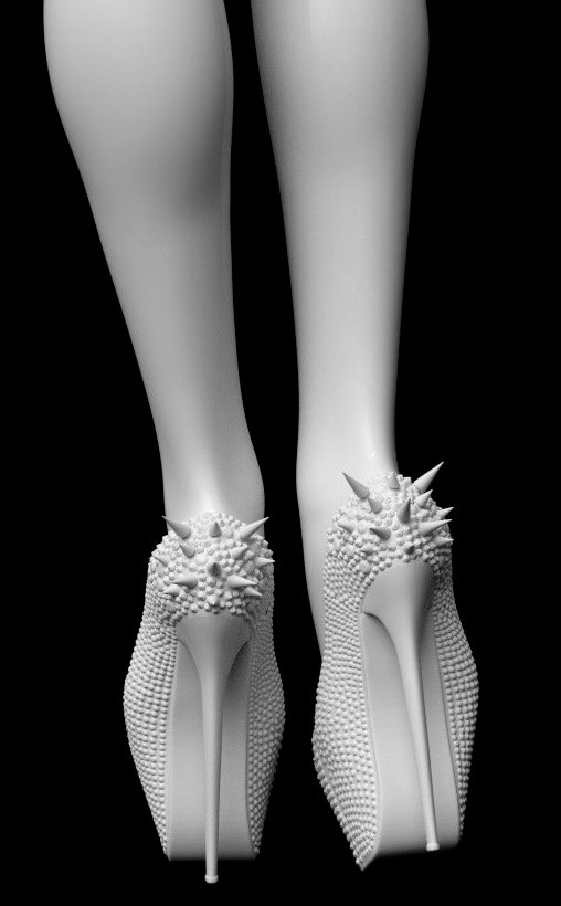 Enjoy in White: Cindy, Statue von SPACEart