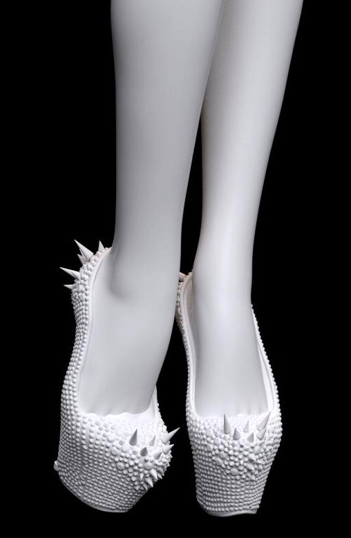 Enjoy in White: Star Girl, Statue von SPACEart