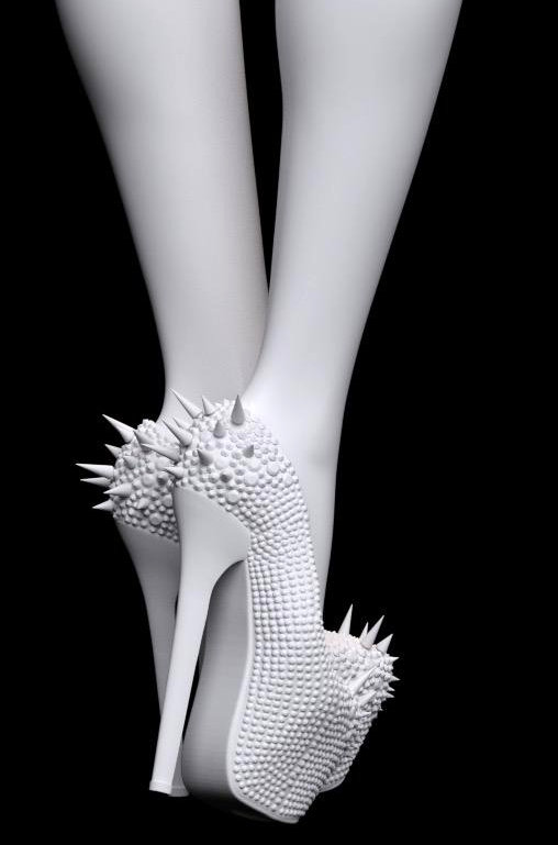 Enjoy in White: Star Girl, Statue von SPACEart