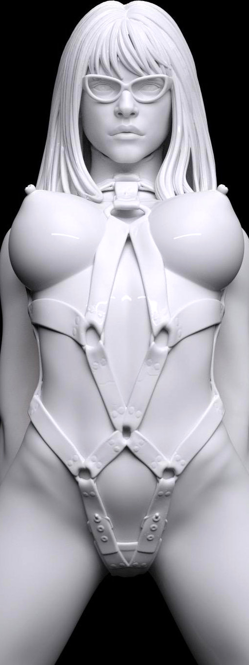 Enjoy in White: Anabella, Statue von SPACEart