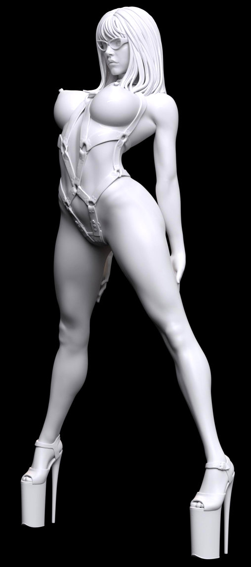 Enjoy in White: Anabella, Statue von SPACEart