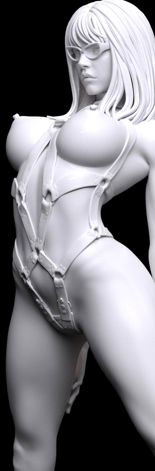 Enjoy in White: Anabella, Statue von SPACEart